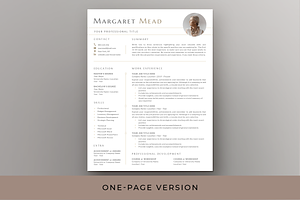 Modern Resume & Cover Letter - Word