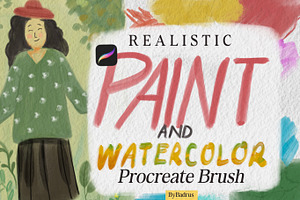 20+ Watercolor Procreate Brush