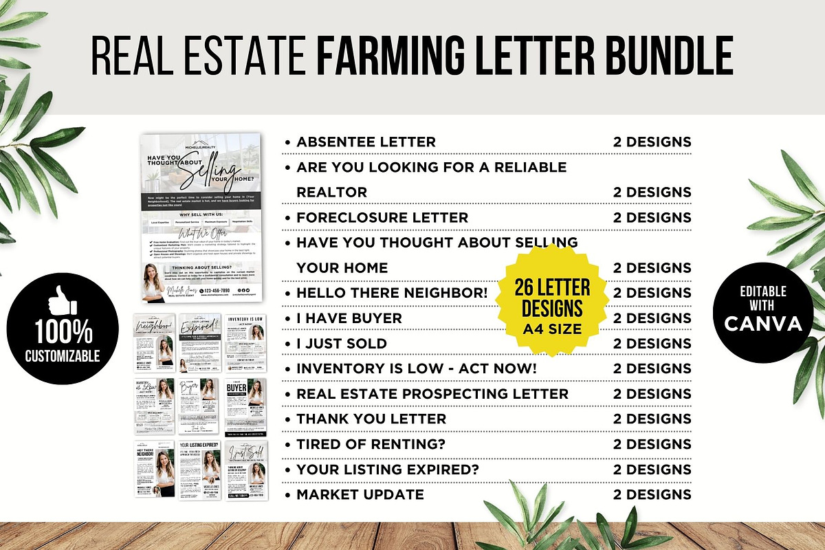Real Estate Farming Bundle Canva preview 6