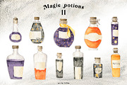 Cozy Halloween watercolor collection, a Seasonal Illustration by LiChu Art (Thumbnail 17 of 28)