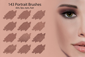 Portrait Brushes for Photoshop