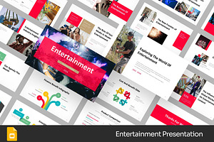 Entertainment Event GSlides, PPoint, a Presentation Template by Fit-tee