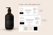 Cosmetic Label Bundle • Geranium, a Print Template by Sjá Agency (Thumbnail 18 of 19)