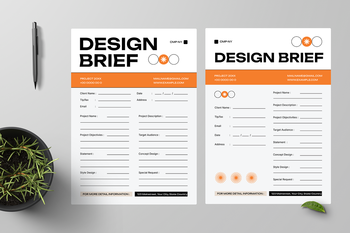 Design Brief, a Flyer Template by Annora Studio (Photo 2 of 6)