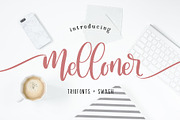 Melloner Fonts, a Script Font by alit design (Thumbnail 1 of 12)