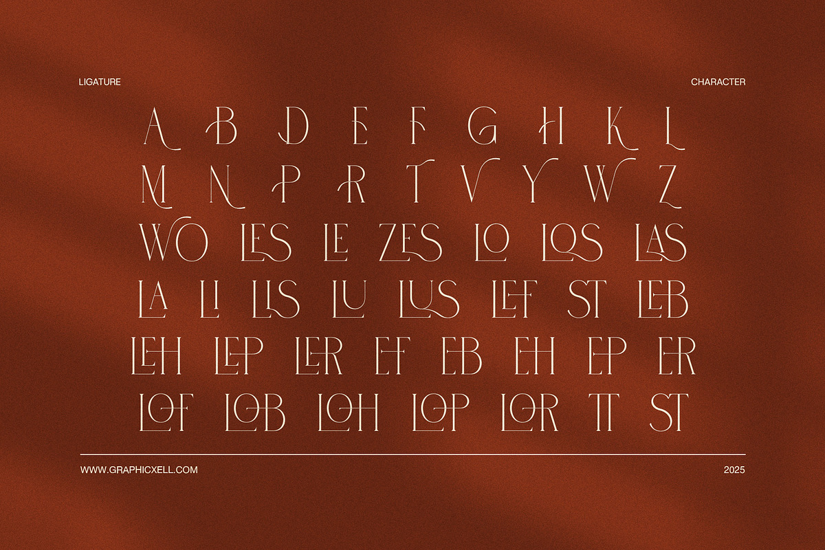 Wolles Elegant Modern Serif Font, a Serif Font by Elegant Font (Photo 8 of 8)