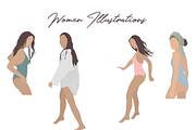 Summer Women's Abstract Set, a Seasonal Illustration by Irena Art (Thumbnail 5 of 6)