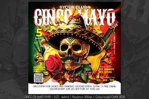 Cinco de Mayo Flyer, a Flyer Template by Artolus