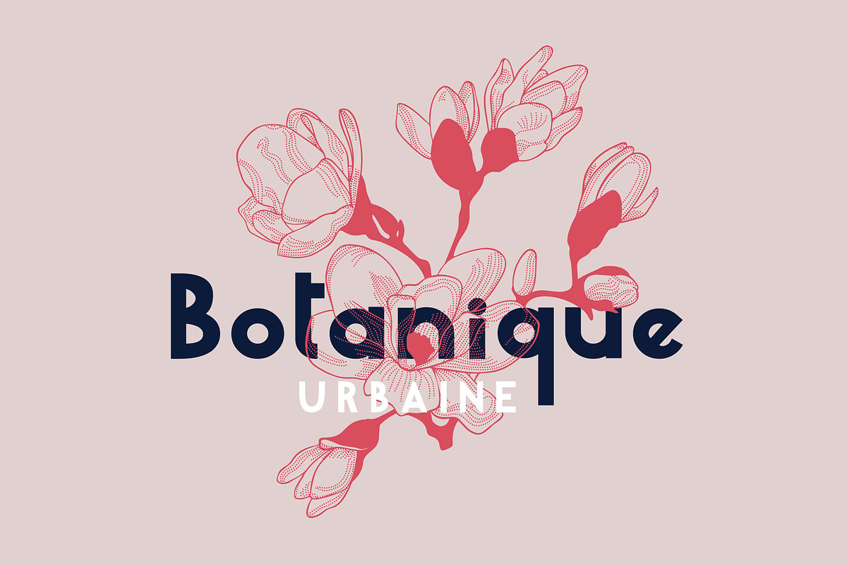 Mille Fleur | Sans Serif Font Duo preview 2