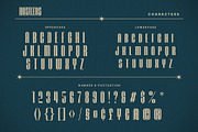 Hustlers - Art Deco Font, a Sans Serif Font by Krismagraph (Thumbnail 6 of 12)