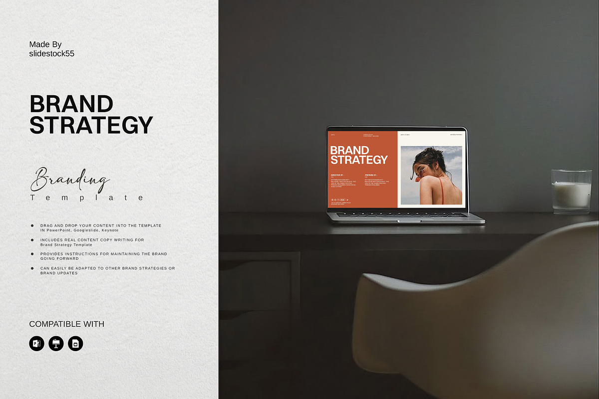 ANYA | Brand Strategy Template, a Presentation Template by slidestock55 (Photo 2 of 15)