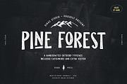 Pine Forest - Outdoor Typeface, a Sans Serif Font by Dikas Studio (Thumbnail 1 of 8)