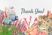 Coral Reef Watercolor Clipart, an Animal Illustration by Nastya Che (Thumbnail 14 of 14)