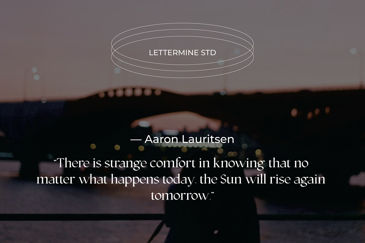 Insomatte - Modern Serif, a Serif Font by Lettermine (Photo 3 of 10)