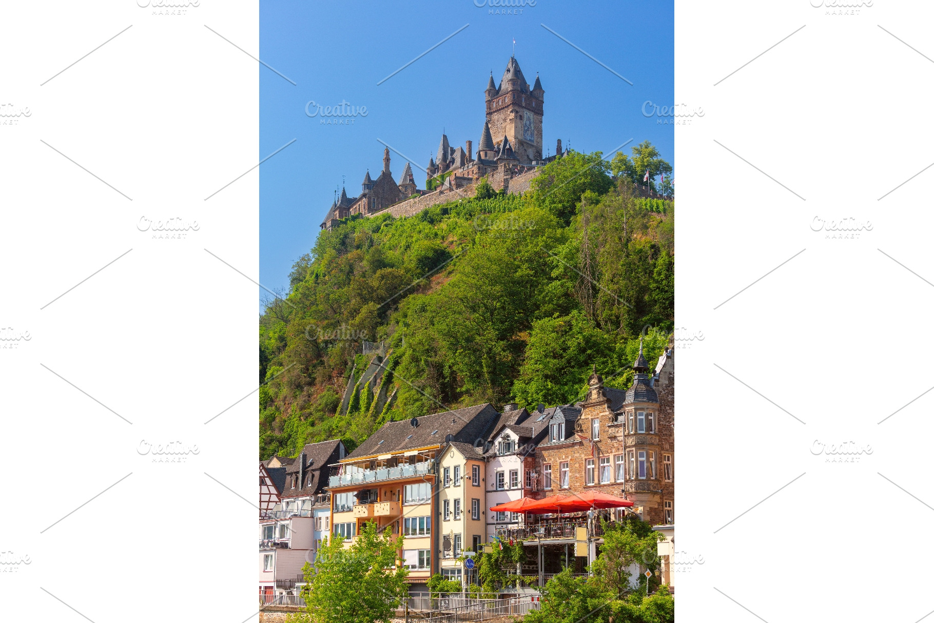 Reichsburg Cochem Historic Fortress, an Architecture Photo by kavalenkava