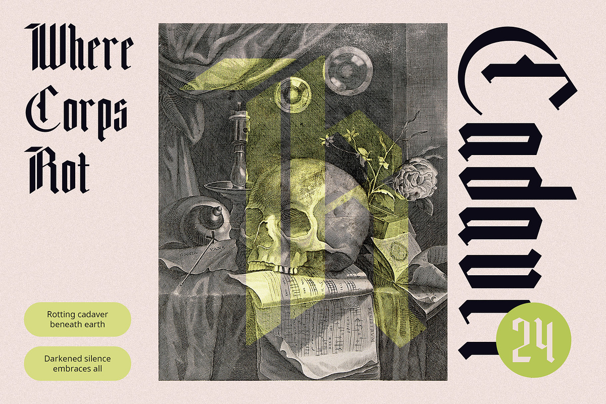 CS Elijah – Gothic Font, a Blackletter Font by Craft Supply Co. (Photo 2 of 8)