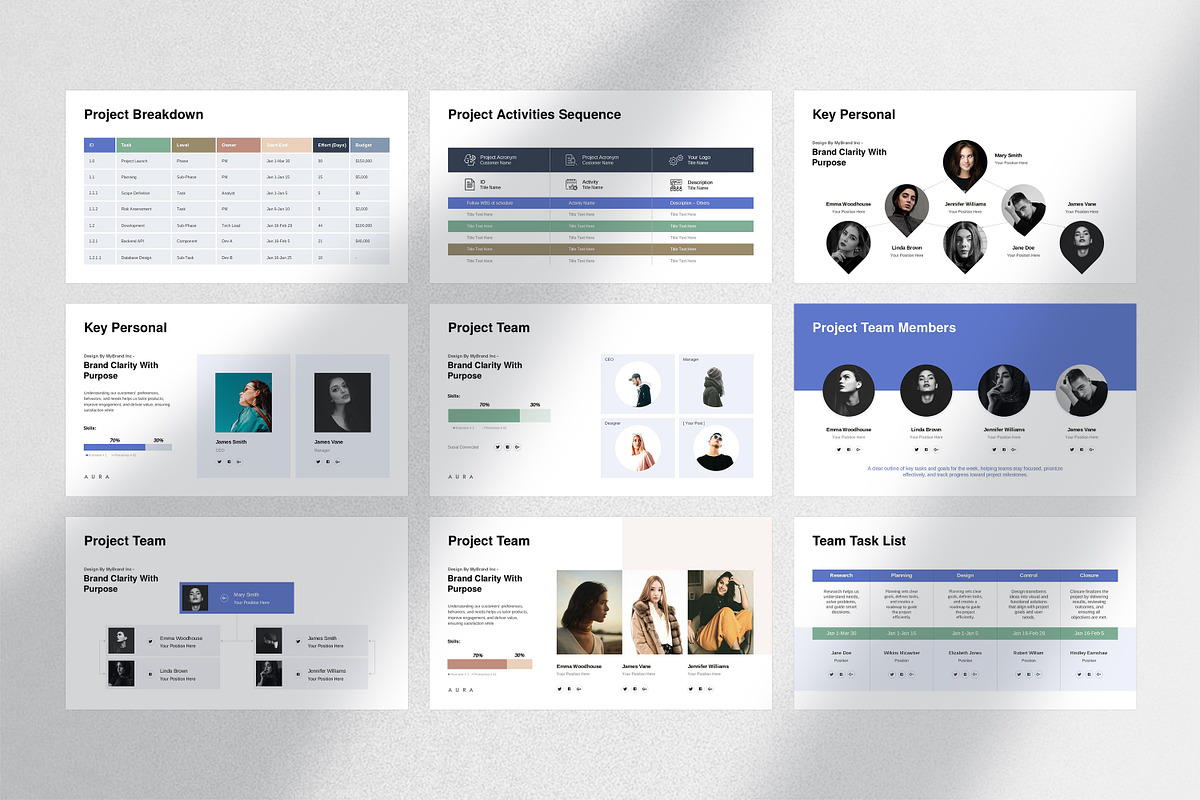 AURA Project Proposal Presentation, a Presentation Template by GoldenPixelStudio (Photo 21 of 29)