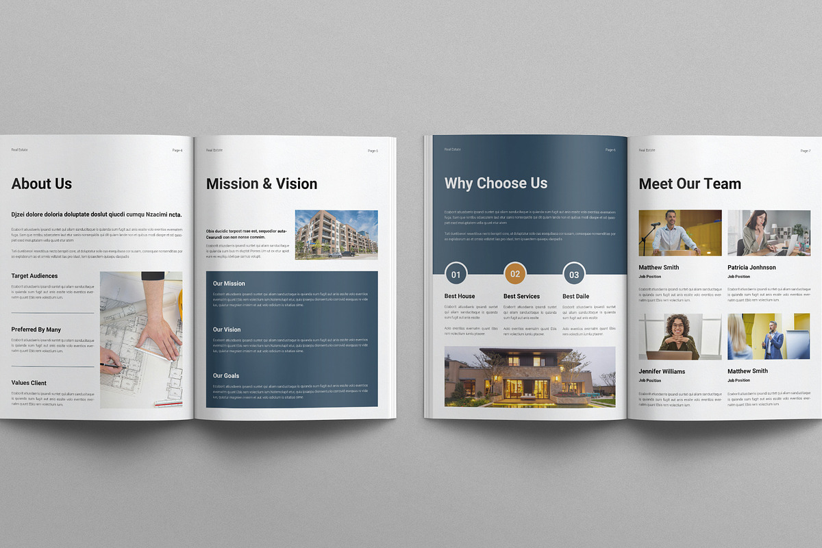 Real Estate Brochure Template, a Brochure Template by E-Type (Photo 3 of 7)