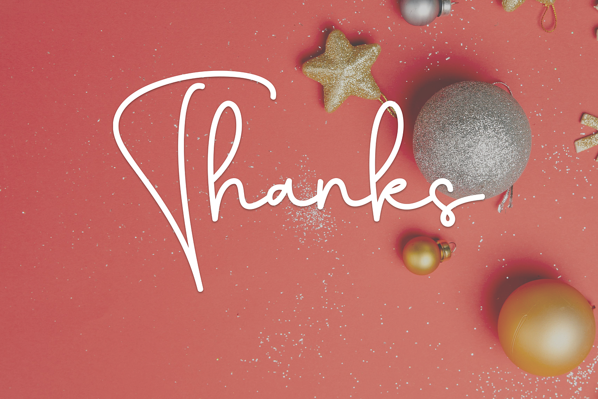 Party Christmas | Script Font, a Handwritten Font by Scratchones (Photo 8 of 8)