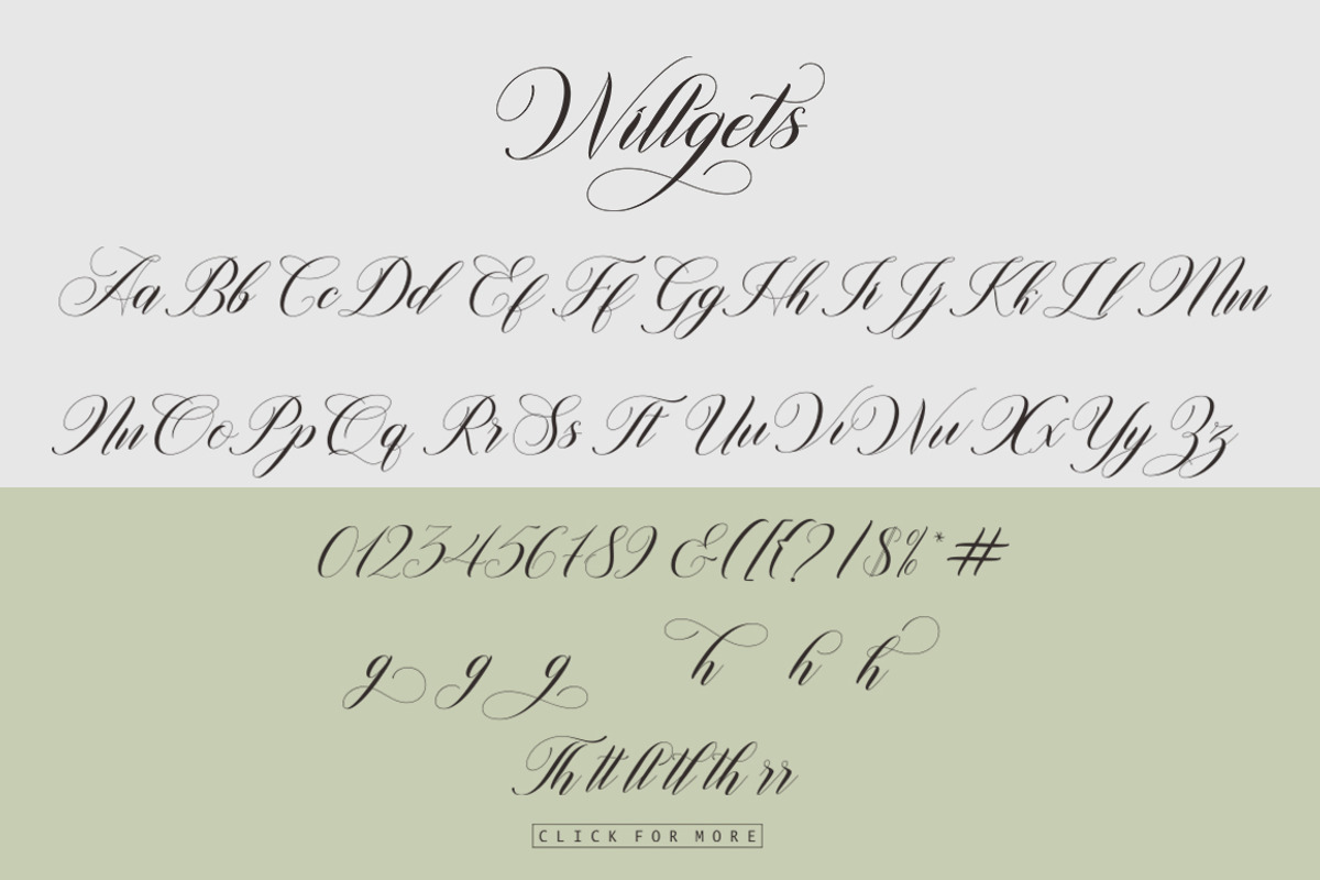 Willgets, a Script Font by Soft Creative (Photo 8 of 8)