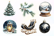 Black and White Holidays Clipart, an Illustration by Dream Creation (Thumbnail 4 of 7)