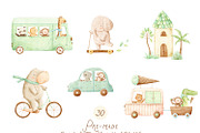 Safari Friends, adventures animals, an Animal Illustration by polikarpovaart (Thumbnail 4 of 24)