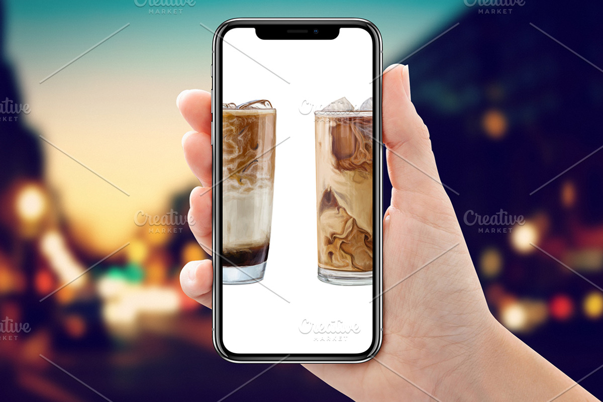 Iced coffee VECTOR illustrations, a Food Illustration by Natalka Dmitrova art (Photo 17 of 19)