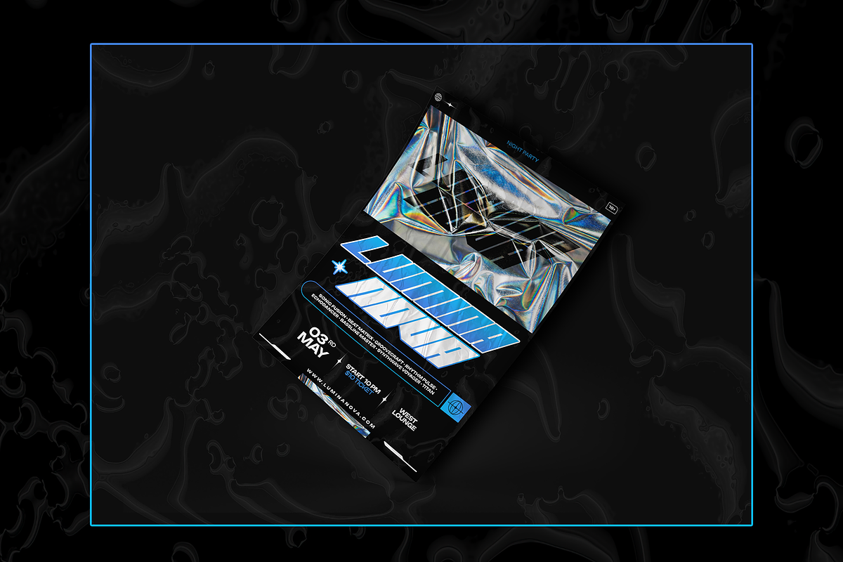 Nova - Night Party Flyer Templates, a Flyer Template by Inviline.co (Photo 5 of 6)