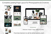 Photography Canva Website Template preview 4