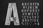 Grey Duct Tape Font, a Sans Serif Font by Handmadefont (Thumbnail 2 of 10)