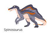 Dinosaurs, big ancient animals set, an Animal Illustration by PaperTrident (Thumbnail 8 of 19)