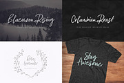 Indigo Blue Font + Swashes, a Script Font by Nicky Laatz (Thumbnail 6 of 13)