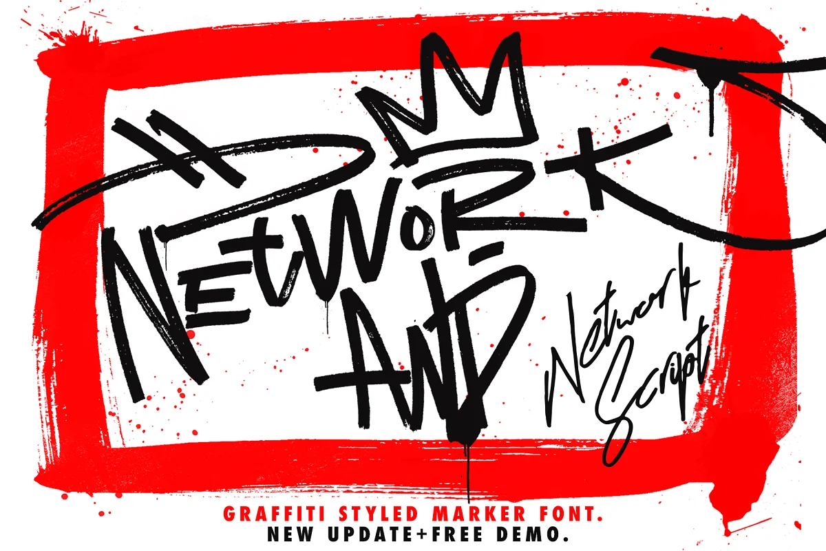 Network Fonts and Extras Updated, a Handwritten Font by Yasir Ekinci (Photo 14 of 14)