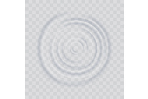 Water ripple effect top view, an Illustration by Things for designers