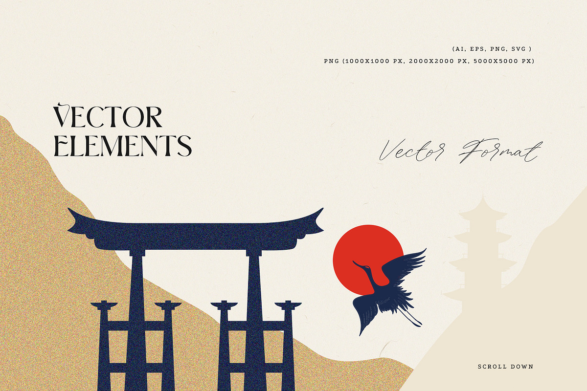 Japan - Poster Builder, a Decorative Illustration by KetteCreate (Photo 12 of 15)