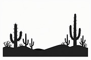 Wild Desert Cactus Scene Set, an Illustration by hafijul (Thumbnail 9 of 15)
