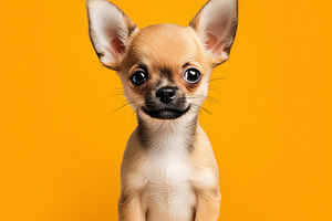 Cute Chihuahua puppy with light tan, an Animal Photo by MistyDay