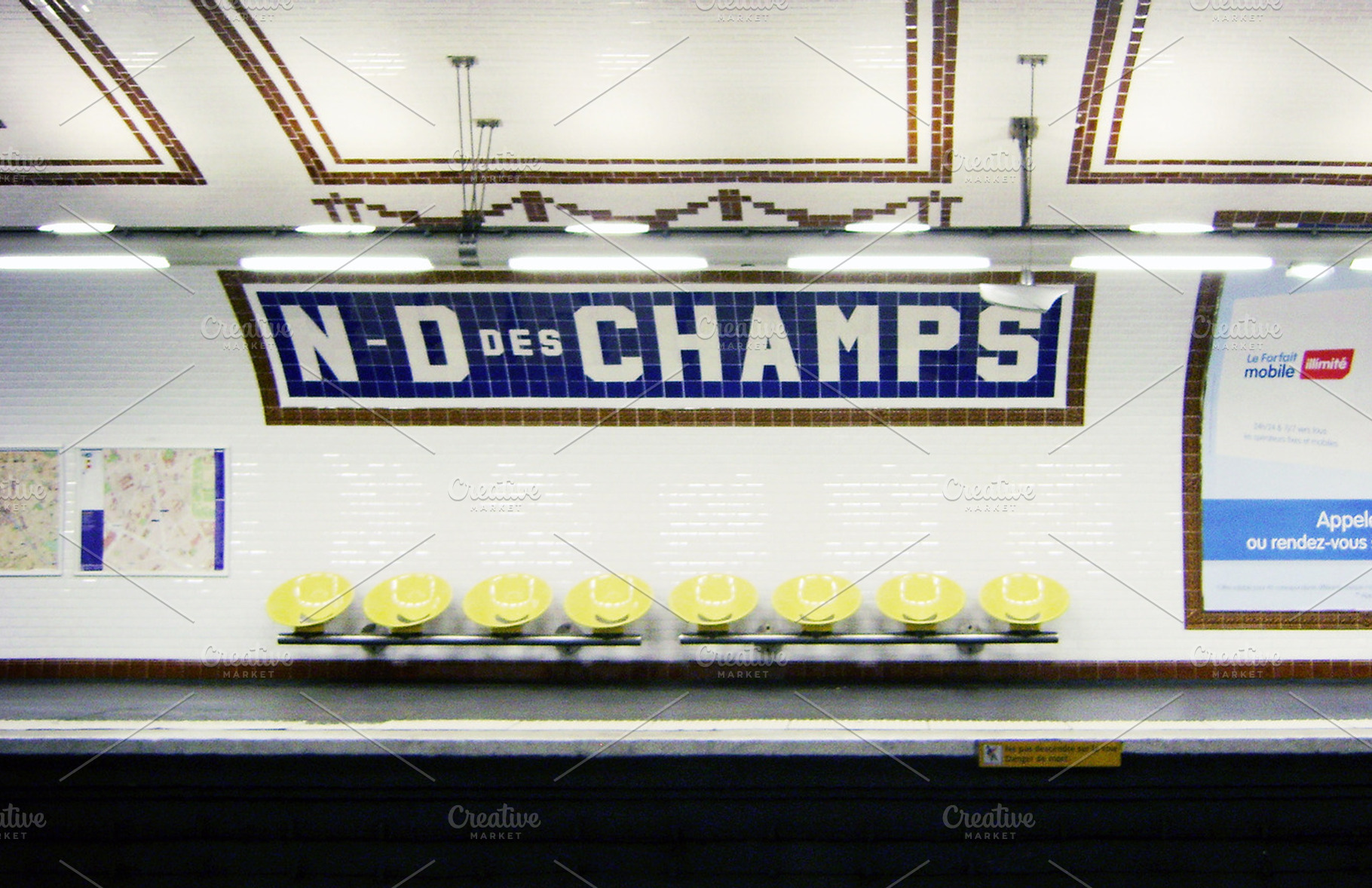 Notre Dame Des Champs Metro Paris