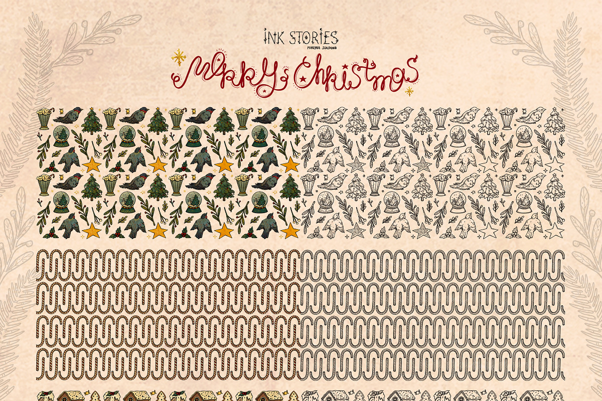 Merry Christmas, a Seasonal Illustration by Ink Stories (Photo 24 of 25)