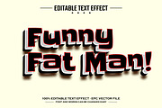 Fatman 3D editable text effect, a Layer Style Add-On by nicemorning (Thumbnail 1 of 3)