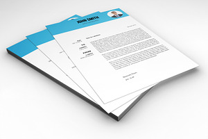 Clean Resume / Cv Template-V038