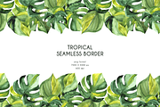 Tropical Foliage Watercolor set, a Decorative Illustration by Liliia Polos Illustration (Thumbnail 9 of 14)