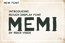 Memi Display Font