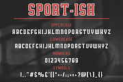Sport-Ish Display Typeface, a Font by GlitzyGrapix (Thumbnail 13 of 13)