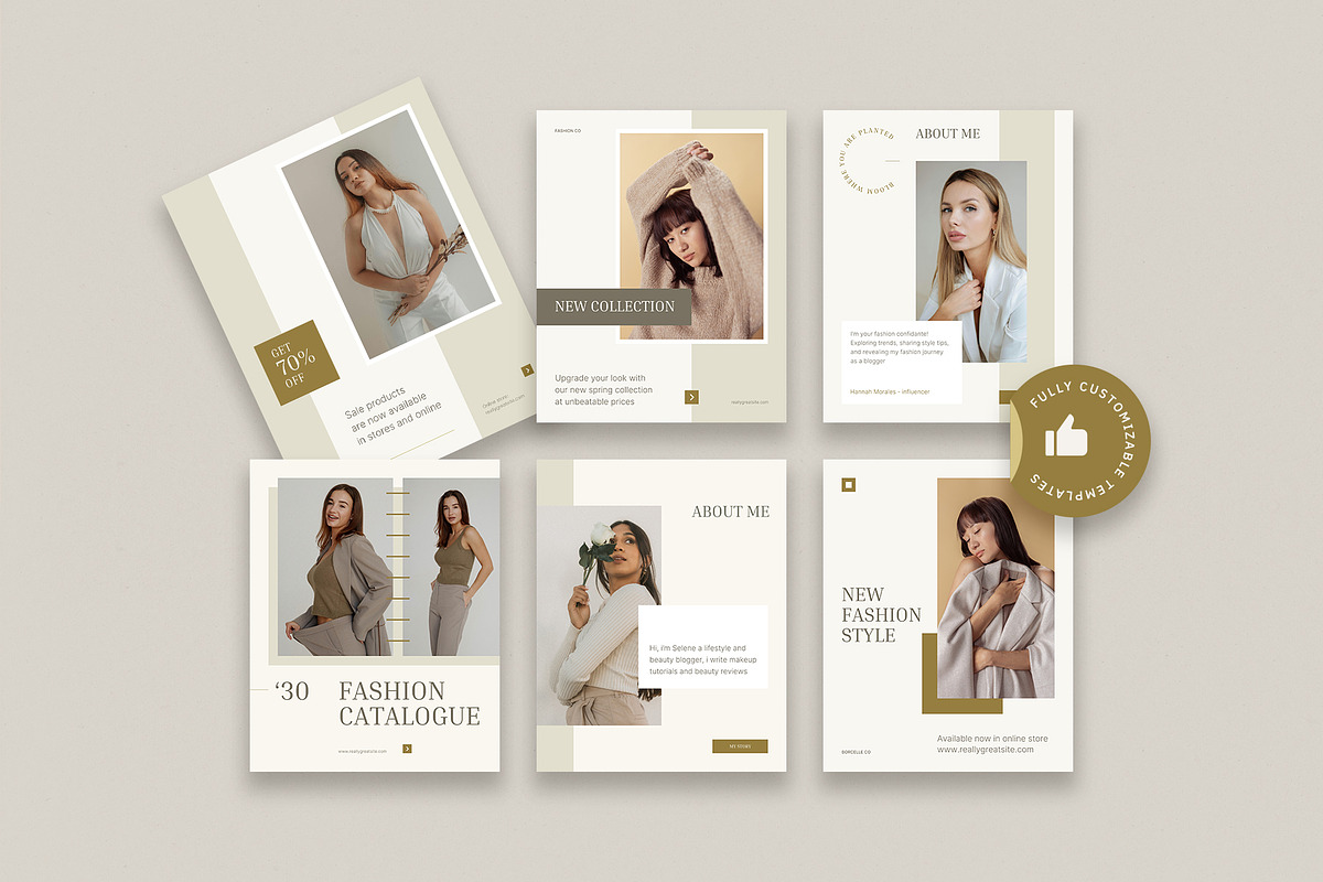 AURELIA Social Media Kit, a Social Media Template by Vasya Kobelev (Photo 3 of 7)