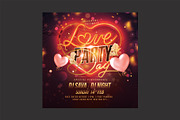 Valentines Day Flyer, a Flyer Template by DSGraphicDesign (Thumbnail 2 of 2)