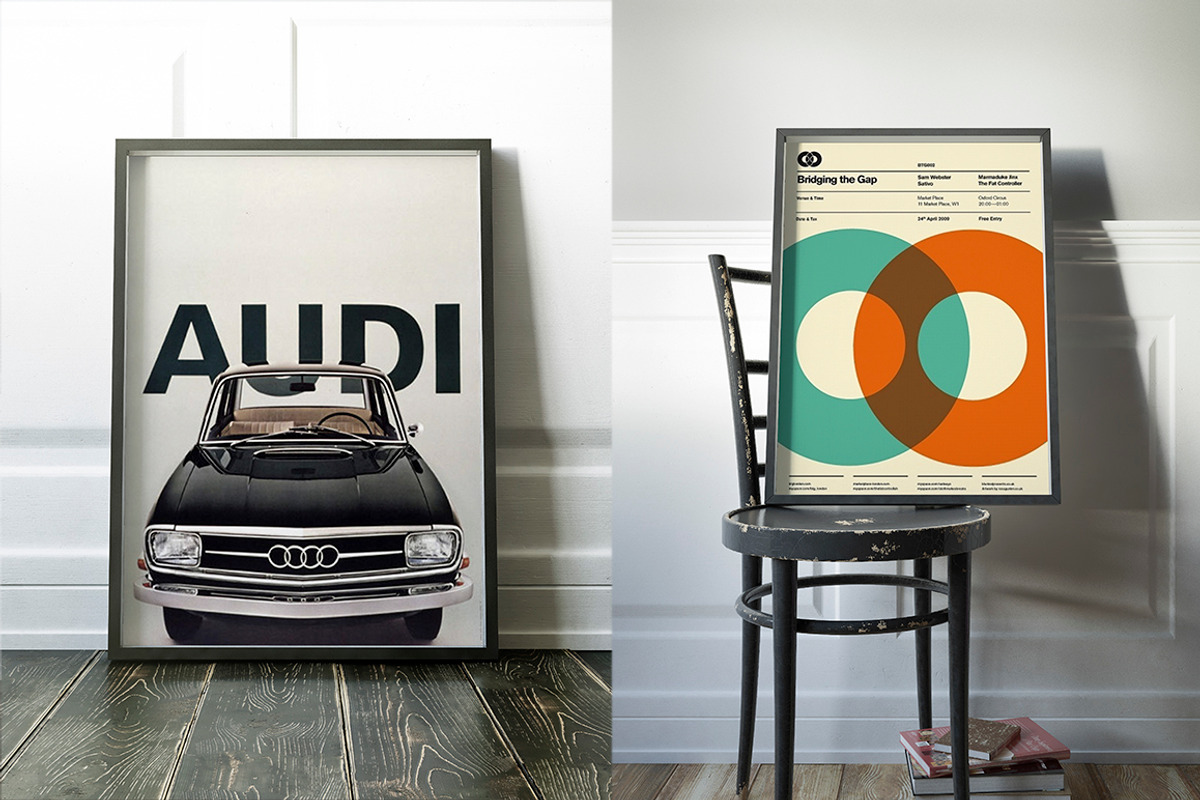 Poster Frame Mockup Set, a Print Template by Best Pixels™ (Photo 5 of 7)