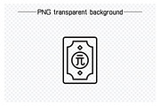 Renminbi Yuan Money Icons Set, an Outline Icon by Designfour (Thumbnail 2 of 7)