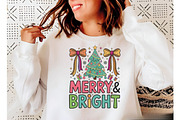 Christmas Tree Png, Merry & Bright, an Illustration by Designking (Thumbnail 5 of 6)