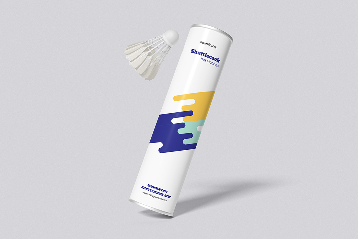 Badminton Shuttlecock Mockup, a Product Mockup by swsi-studio (Photo 5 of 5)